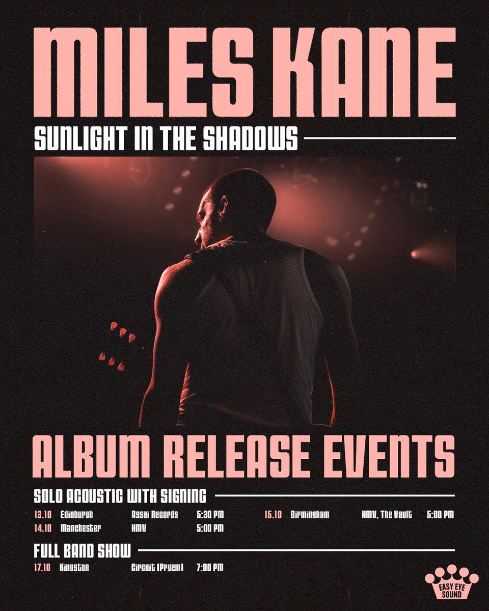 Miles Kane Birmingham Tickets, 7 February | Event in Birmingham | AllEvents
