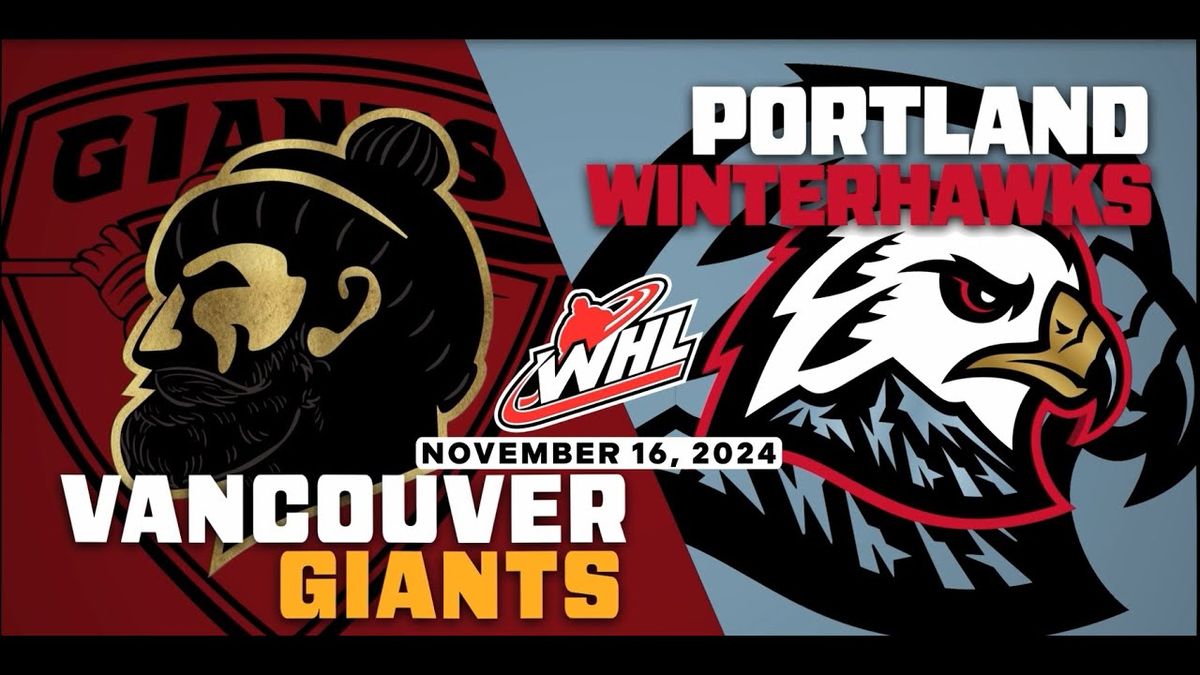 Portland Winterhawks at Vancouver Giants at Langley Events Centre, 5 December | Event in Langley | AllEvents