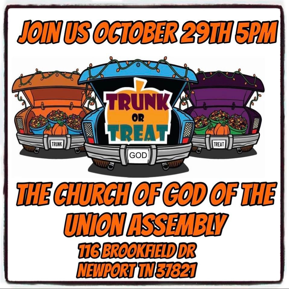 Trunk or Treat , Newport Church of God of the Union Assembly, October