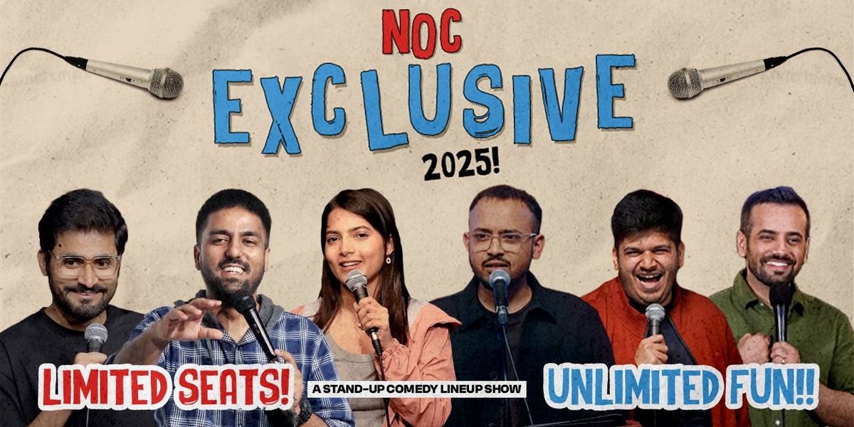 NOC : A STANDUP COMEDY LINEUP SHOW, 14 December | Event in New Delhi | AllEvents