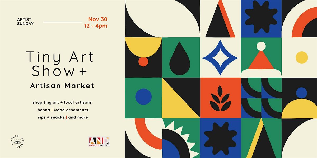 Tiny Art Show + Artisan Market (Opening Reception) | Event in Annapolis | AllEvents