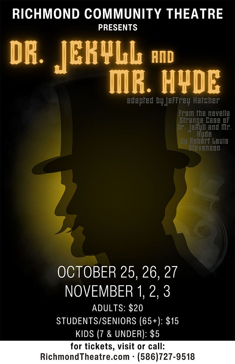 Dr. Jekyll & Mr. Hyde - Play, 9 October | Event in Princeton | AllEvents