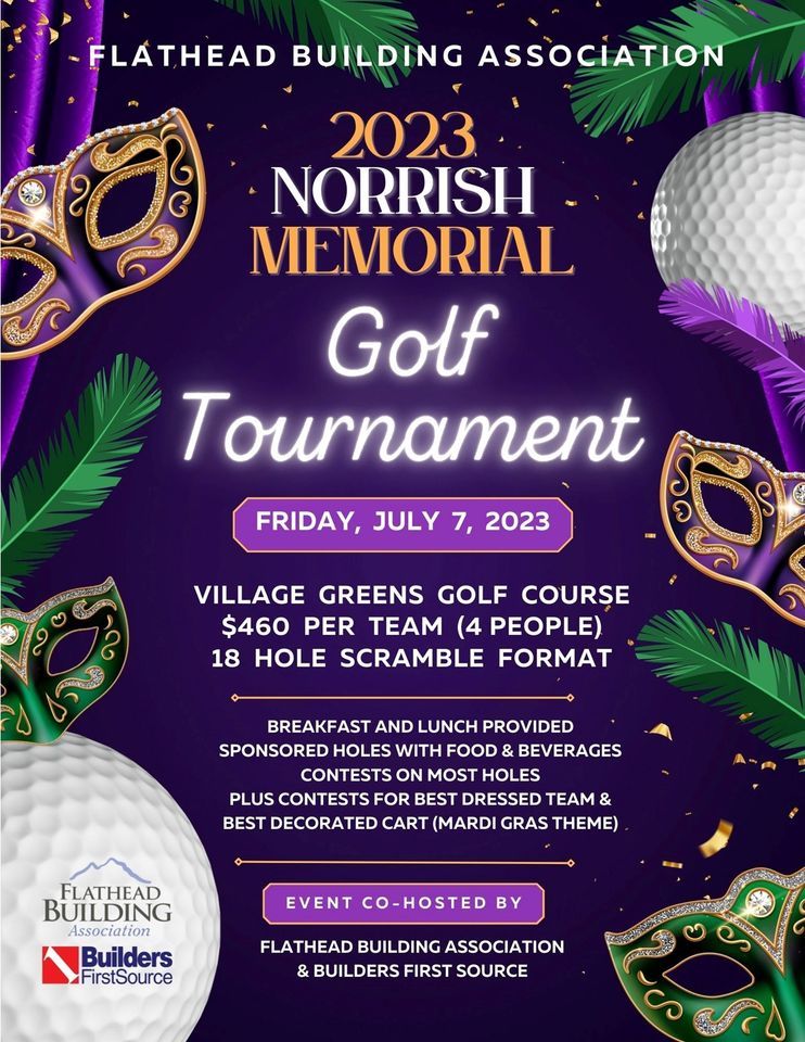 Norrish Memorial Golf Tournament, Village Greens Golf Course, Kalispell