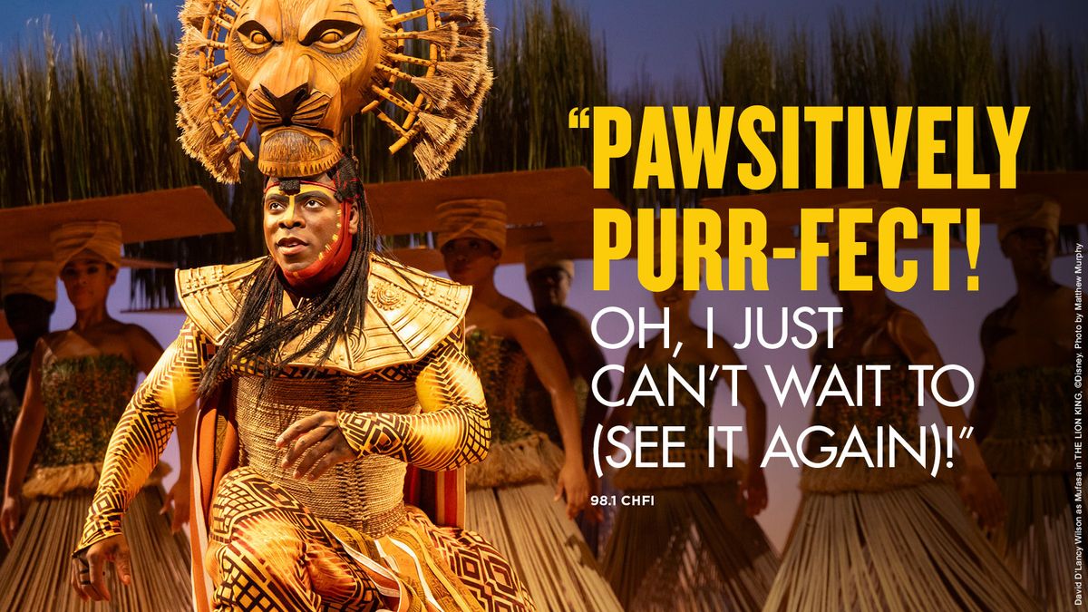 The Lion King - Montreal, 19 August | Event in Montreal | AllEvents