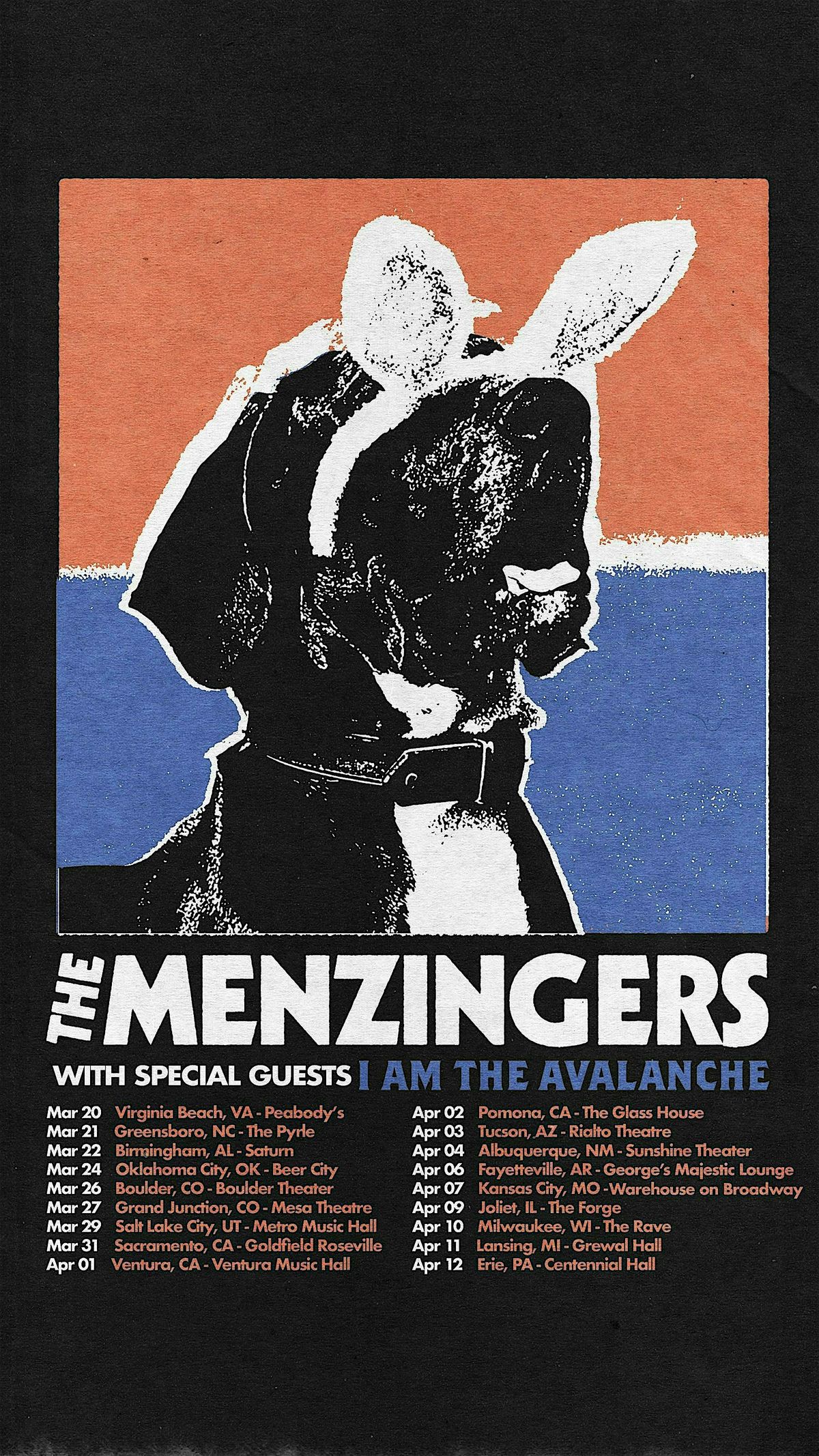 THE MENZINGERS + I AM THE AVALANCHE at PEABODY'S VIRGINIA BEACH, 20 March | Event in Virginia Beach | AllEvents