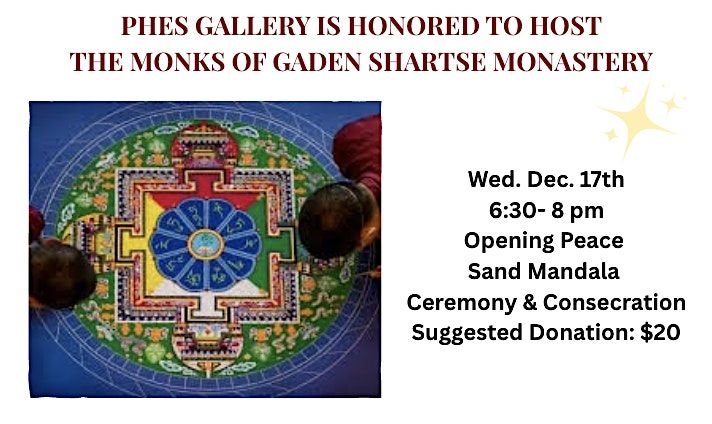 Opening Ceremony & Consecration- Peace Sand Mandala, 17 December | Event in Carlsbad | AllEvents