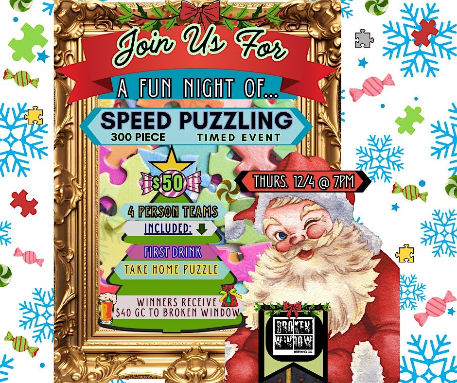 Speed Puzzling, 4 December | Event in Winchester | AllEvents