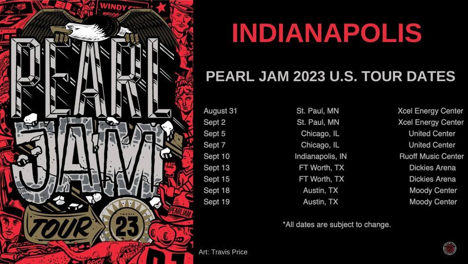Pearl Jam Indianapolis Preparty Fundraiser, Indianapolis, Indiana, USA