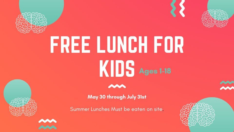 Free Lunches for Kids ages 118 years old, Osawatomie Public Library