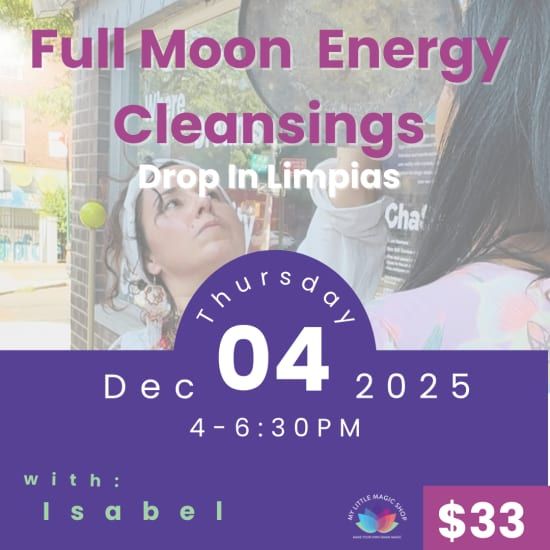 Gemini Full Moon Cleansings with Isabel Varela, 4 December | Event in Fairview | AllEvents
