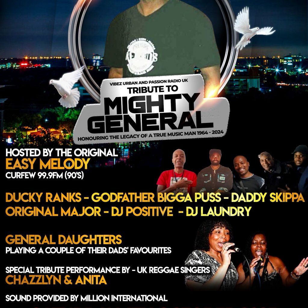 Tribute To Mighty General, 4 October | Event in Huddersfield | AllEvents