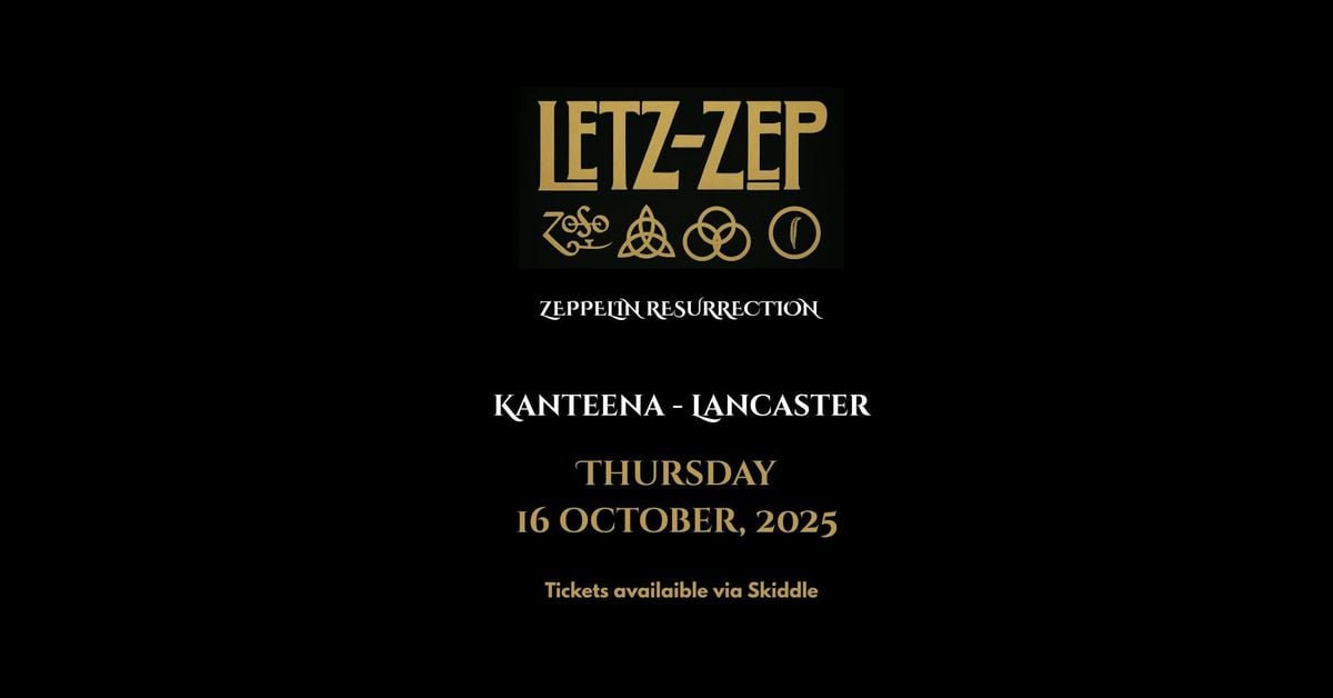 Letz Zep, 16 October | Event in Lancaster | AllEvents