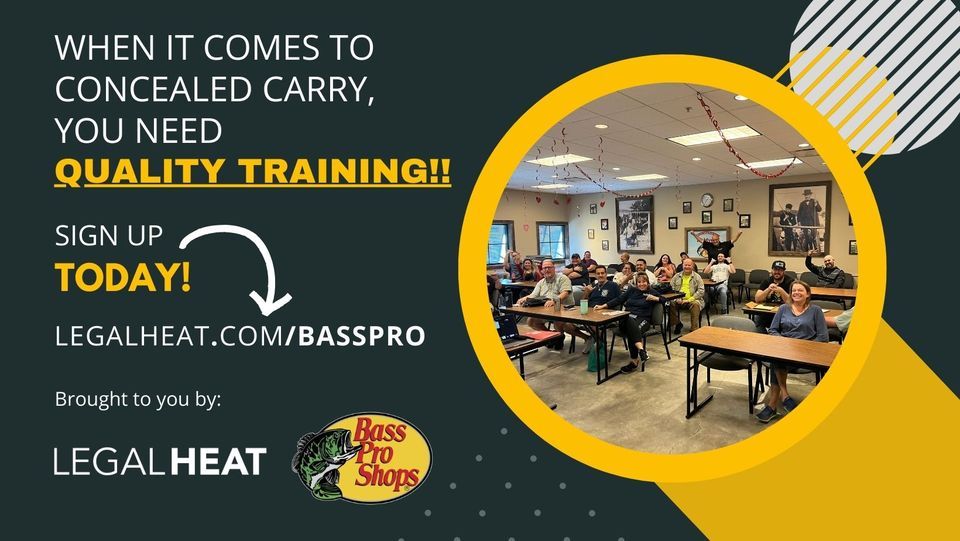 Concealed Carry Class at Bass Pro Shops CARY, NC, Bass Pro Shops (Cary, NC), May 27 2023