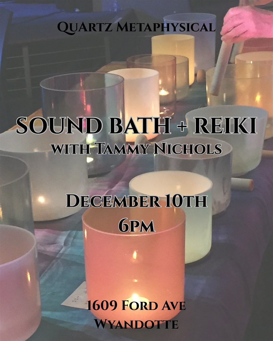 Sound Bath + Reiki, 10 December | Event in Wyandotte | AllEvents