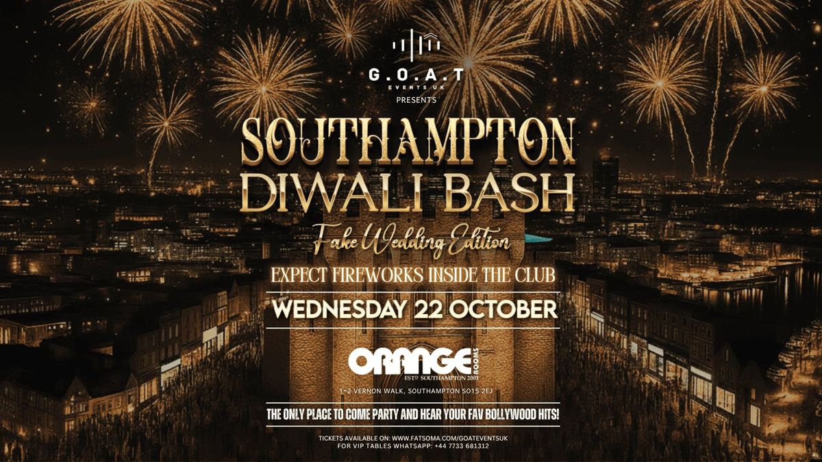 BIGGEST DIWALI BASH- FAKE WEDDING EDITION, 22 October | Event in Southampton | AllEvents
