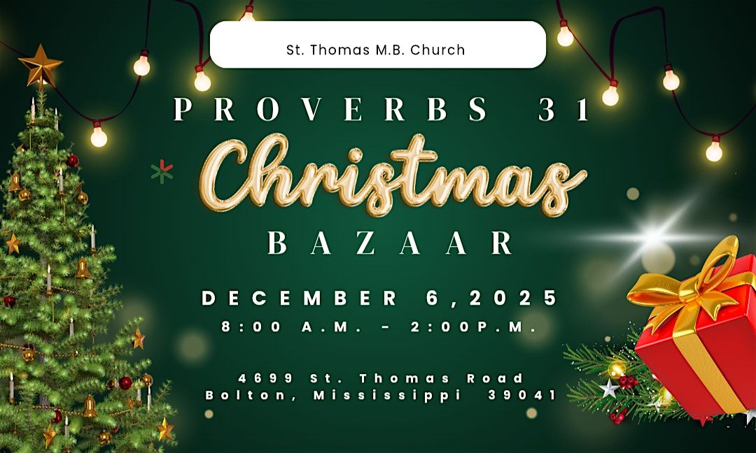 Proverbs 31 Woman Christmas Bazaar, 6 December | Event in Bolton | AllEvents