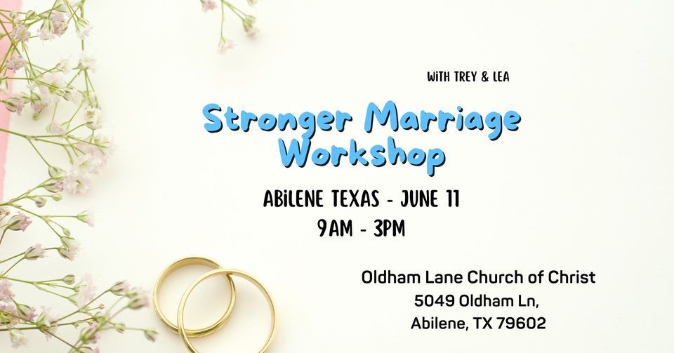 ABILENE Texas Marriage with Trey & Lea, Oldham Lane Church