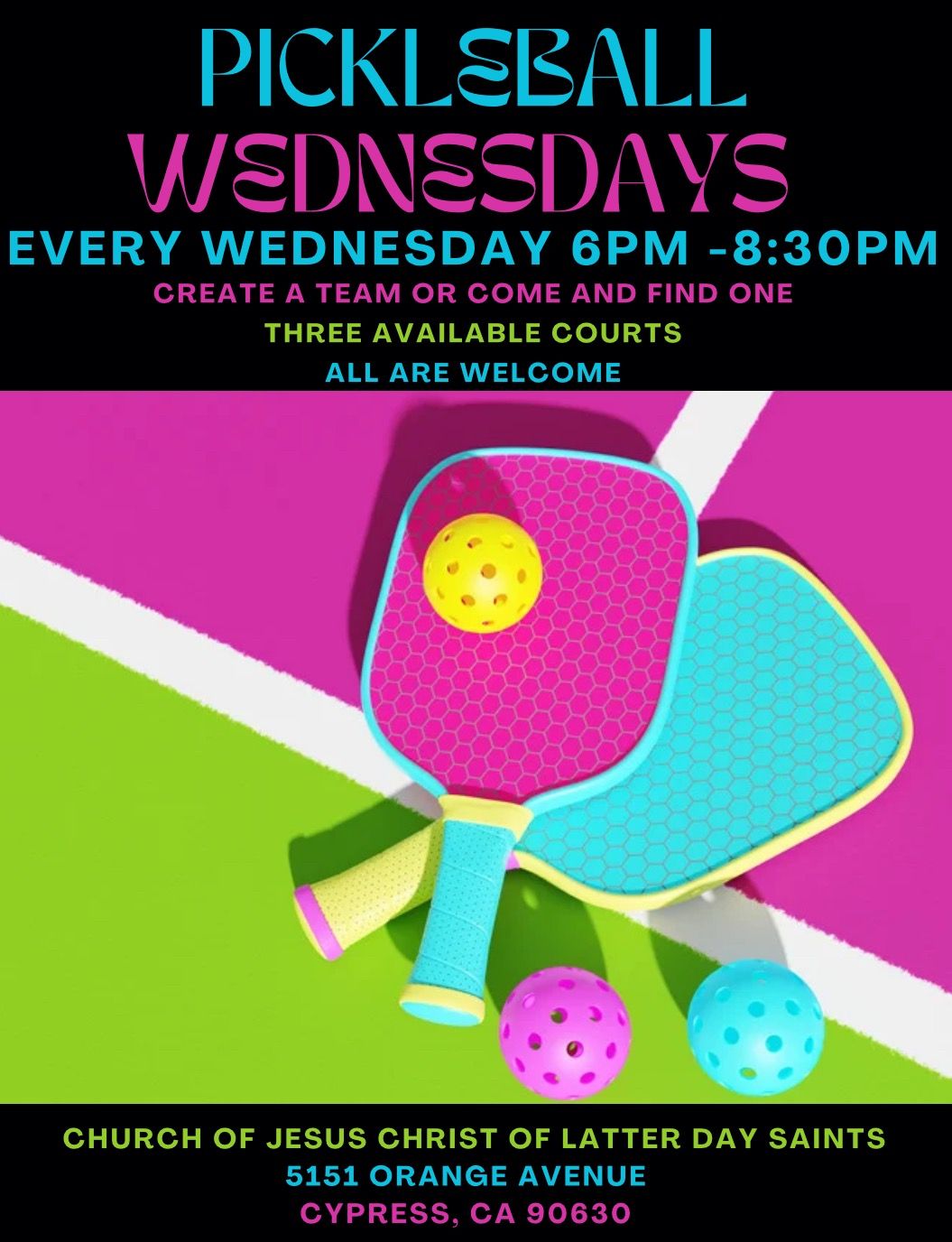Pickleball Wednesdays | Event in Cypress | AllEvents