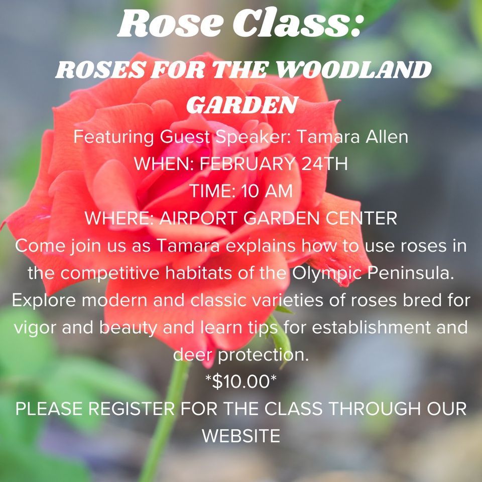 Roses in the Woodland Garden , 2200 W Edgewood Dr, Port Angeles, WA