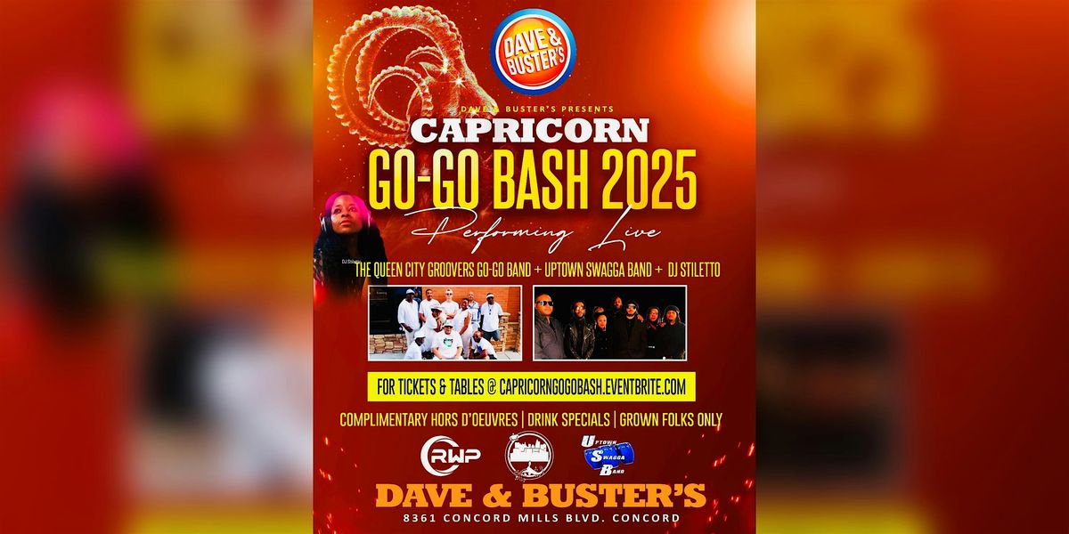 Capricorn Go-Go Bash 2025, 28 December | Event in Concord | AllEvents