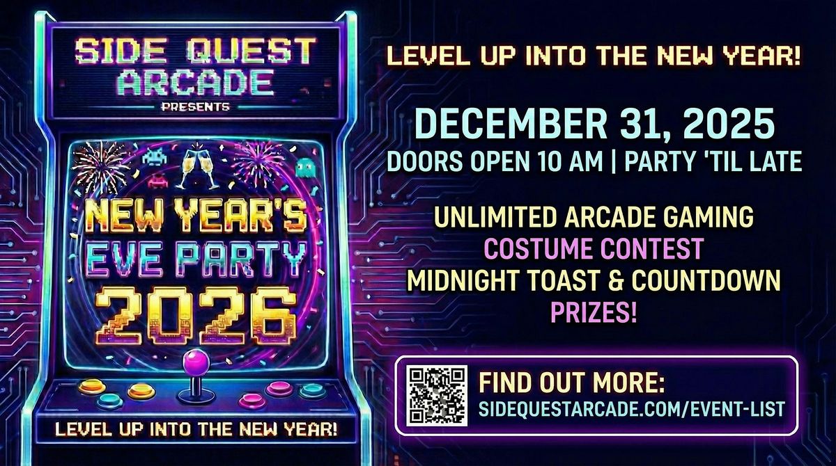 New Year's Eve at the Arcade! Costume Contest and Countdown to Midnight!, 31 December | Event in Garland | AllEvents