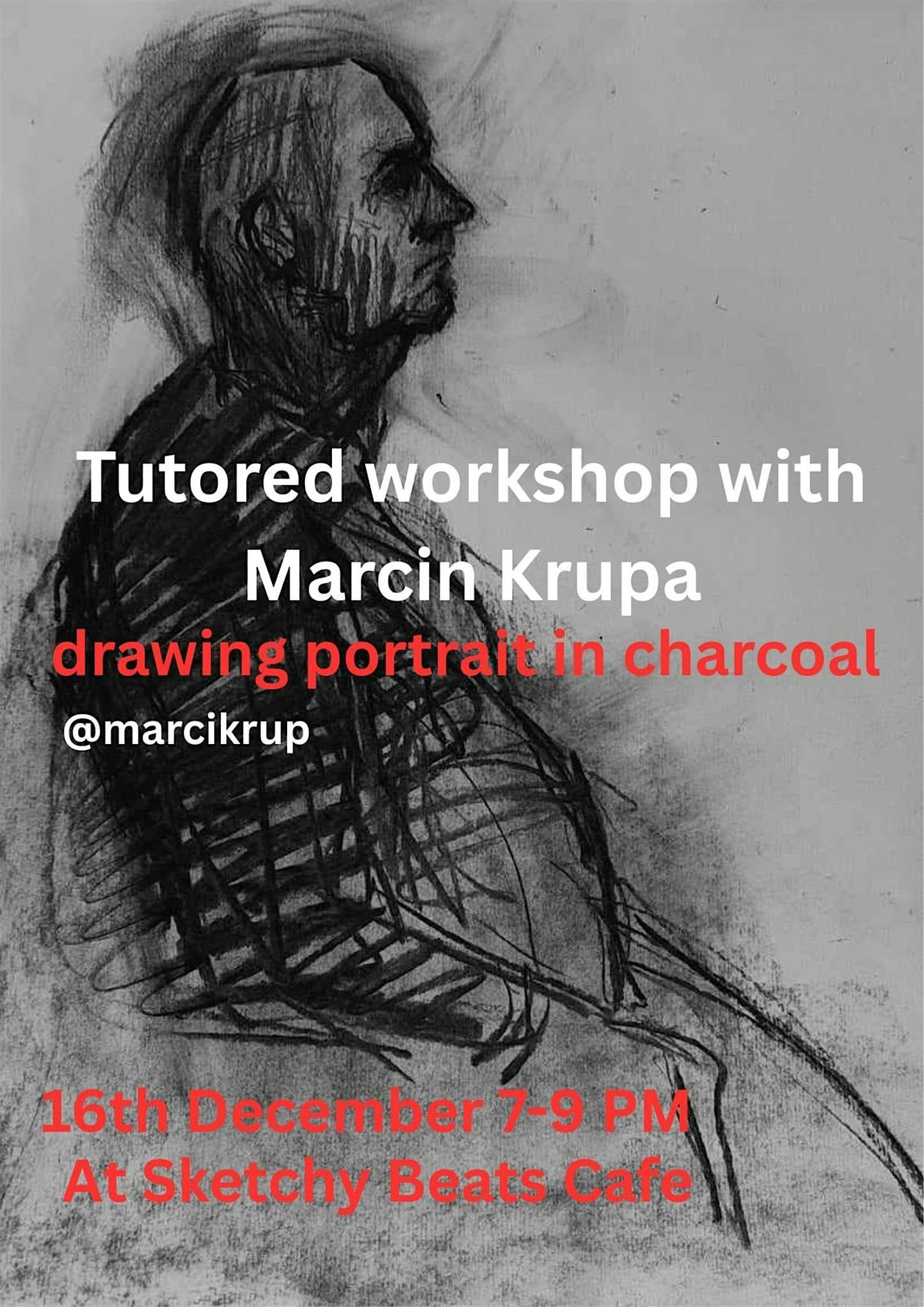 Drawing Portraits in Charcoal, 16 December | Event in Edinburgh | AllEvents