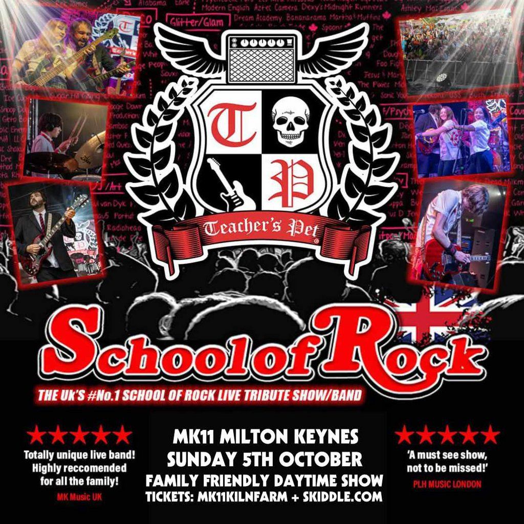 Teacher's Pet - A Tribute to School of Rock - 8-Piece Band, 5 October | Event in Milton Keynes | AllEvents