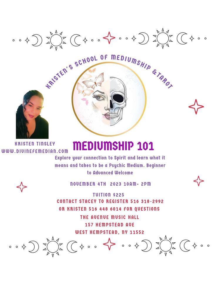 MEDIUMSHIP 101 CLASSES, G's aka The avenue, West Hempstead, 20 January ...
