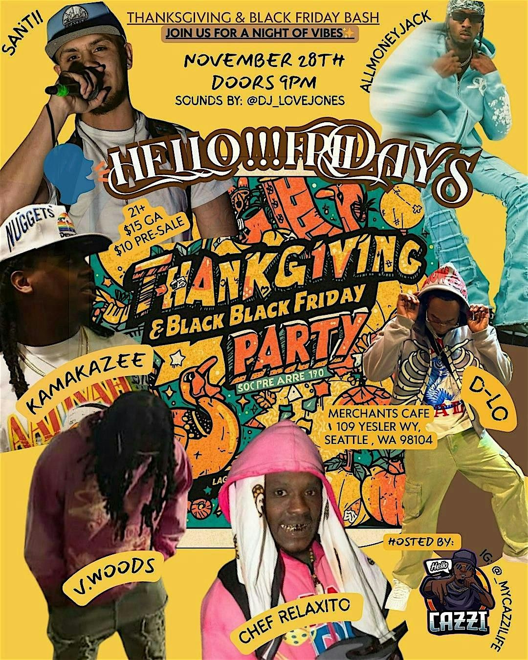 Hello!!!Fridayys | Event in Seattle | AllEvents