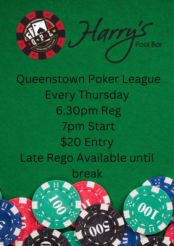 The Return of the Queenstown Poker League!!, Harry's Pool Bar