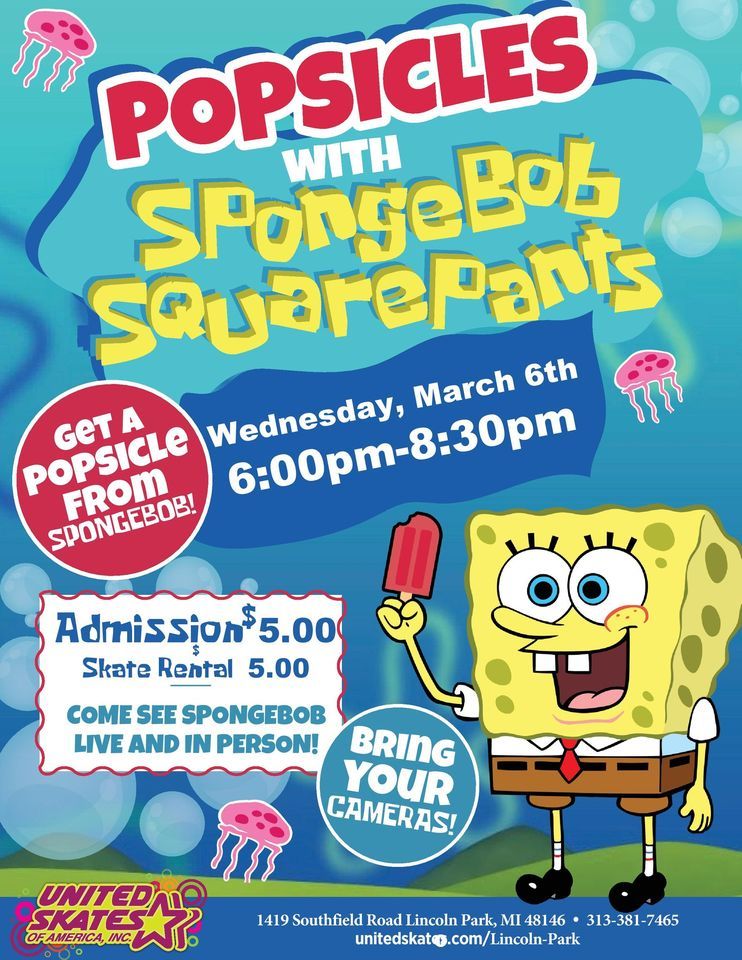 Popsicles with Spongebob, 1419 Southfield Rd, Lincoln Park, MI, United