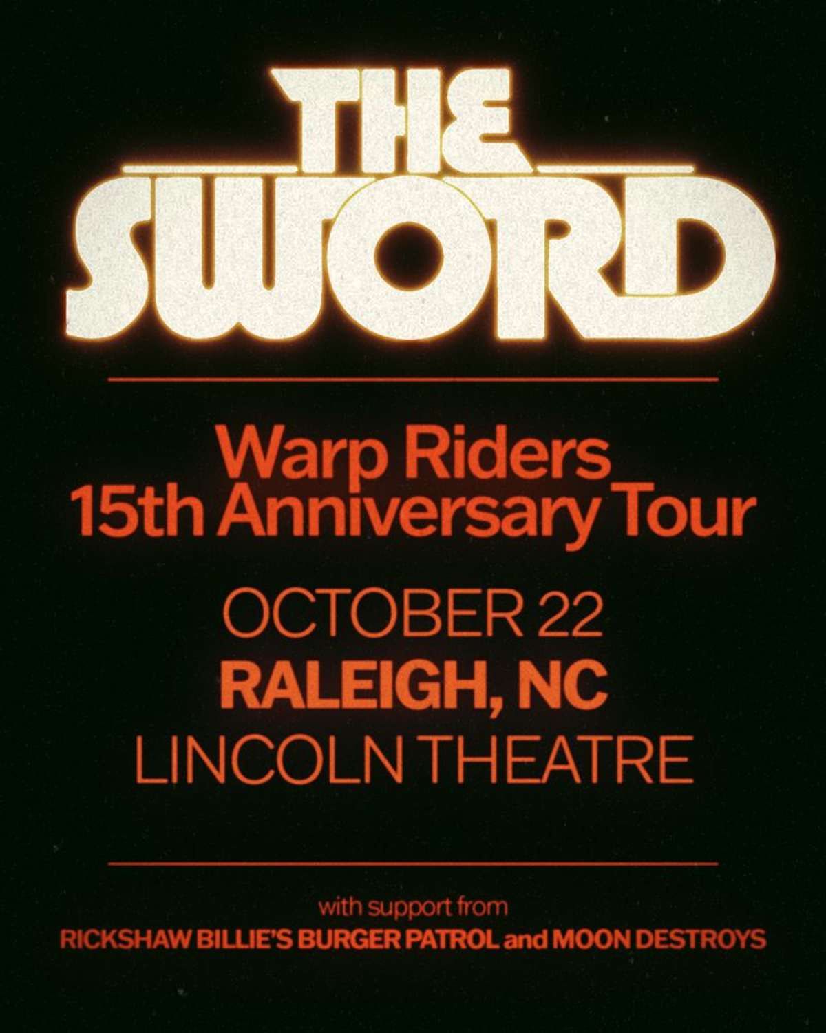 The Sword  Rickshaw Billie's Burger Patrol & Moon Destroys, 28 September | Event in Lawrence | AllEvents