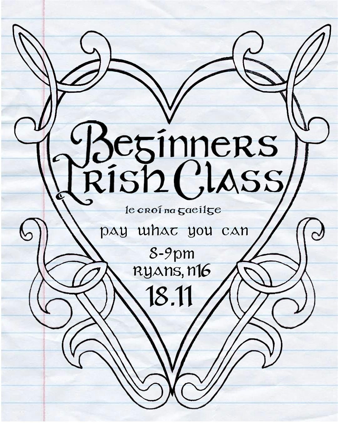 Beginners Irish Class le Croí na Gaeilge | Event in London | AllEvents