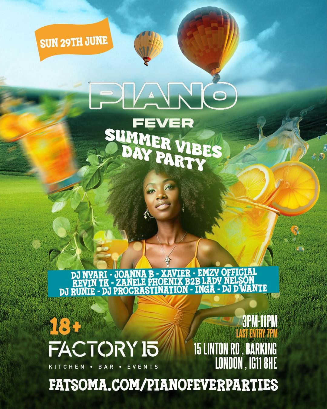  PIANO FEVER SUMMER VIBES LONDON - DAY PARTY, 5 July | Event in Barking | AllEvents