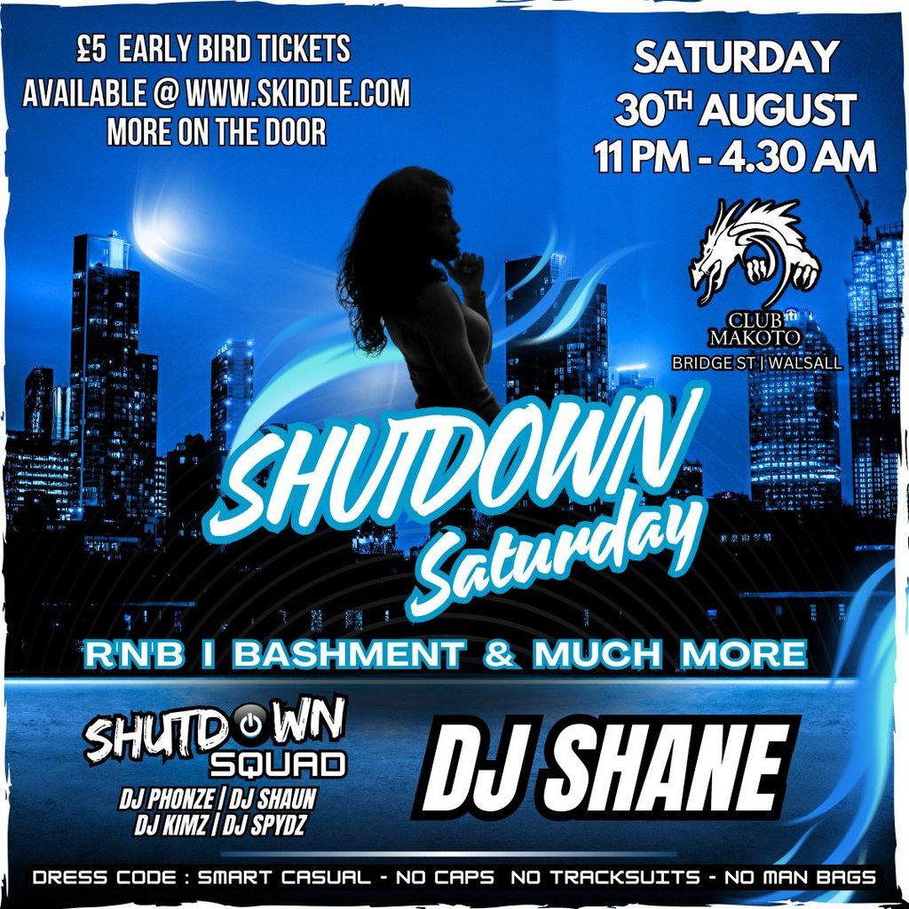 Shutdown Saturday, 30 August | Event in Walsall | AllEvents