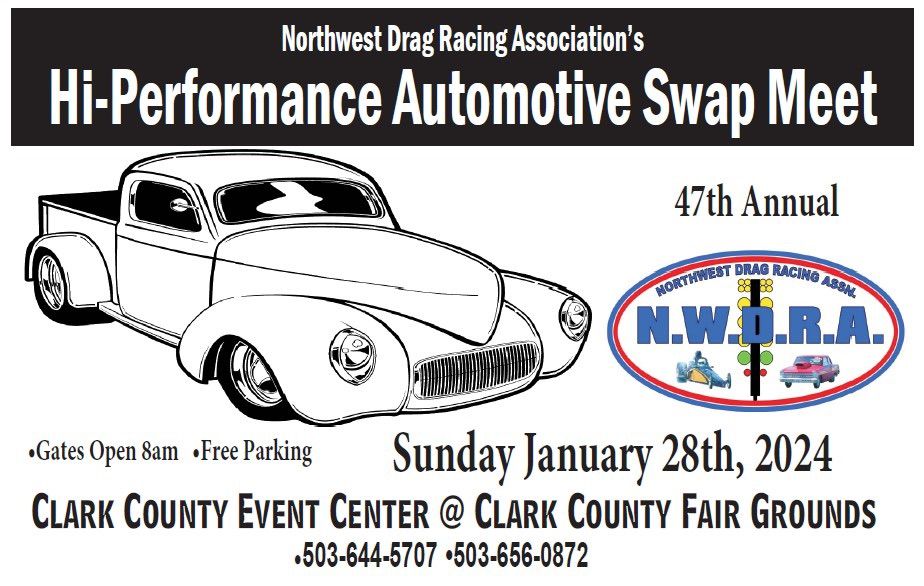 47th Annual NWDRA HiPerformance Automotive Swap Meet, Clark County