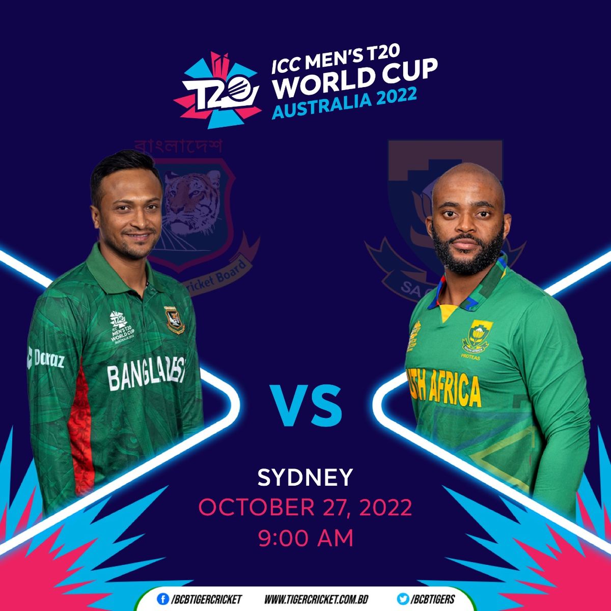 ICC Mens T20 World Cup - South Africa vs Bangladesh, Nassau County