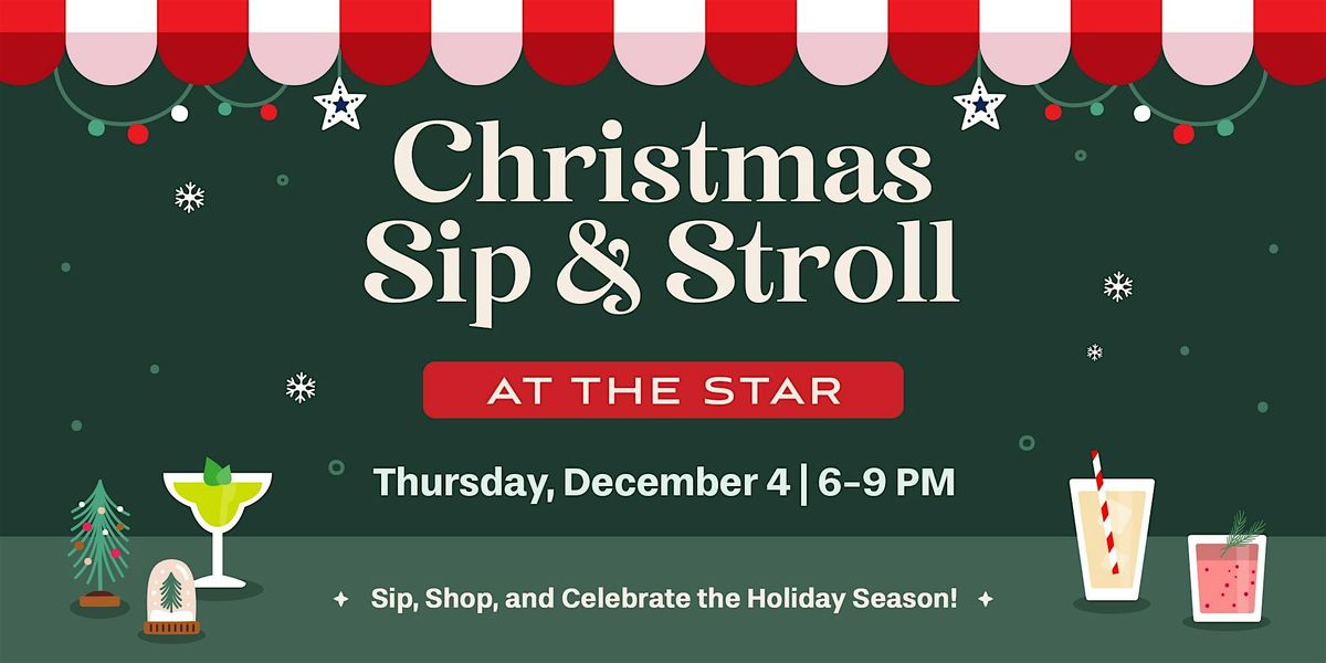 Christmas Sip & Stroll in The Star District, 4 December | Event in Frisco | AllEvents