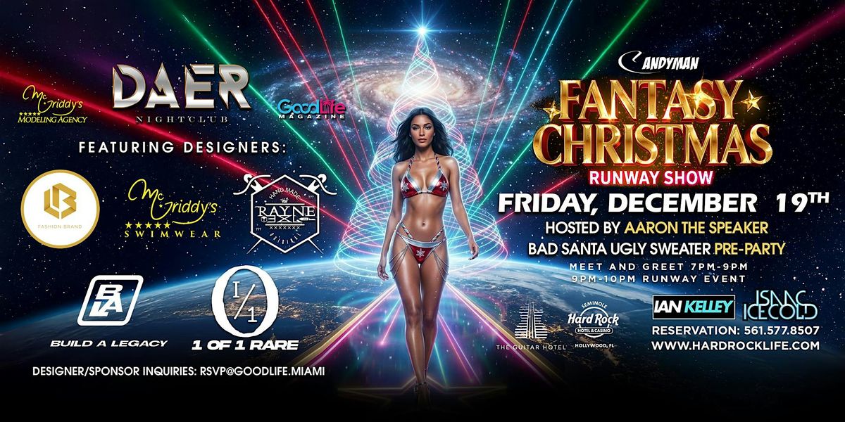 Fantasy Christmas Runway Show, 19 December | Event in Hollywood | AllEvents