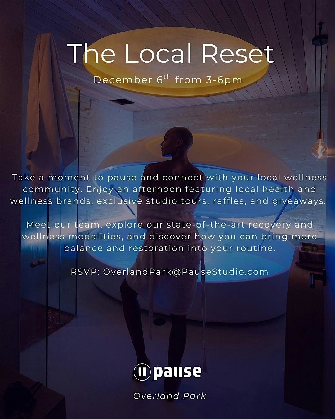 Pause Community Reset, 6 December | Event in Overland Park | AllEvents