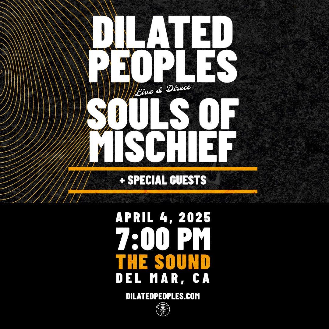 Dilated Peoples and Souls of Mischief at The Sound - Del Mar, 29 August | Event in Del Mar | AllEvents