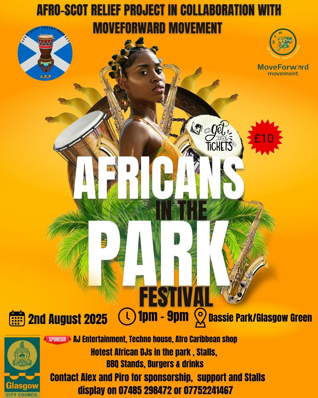 AFRICANS IN  THE  PARK , 2 August | Event in Glasgow | AllEvents