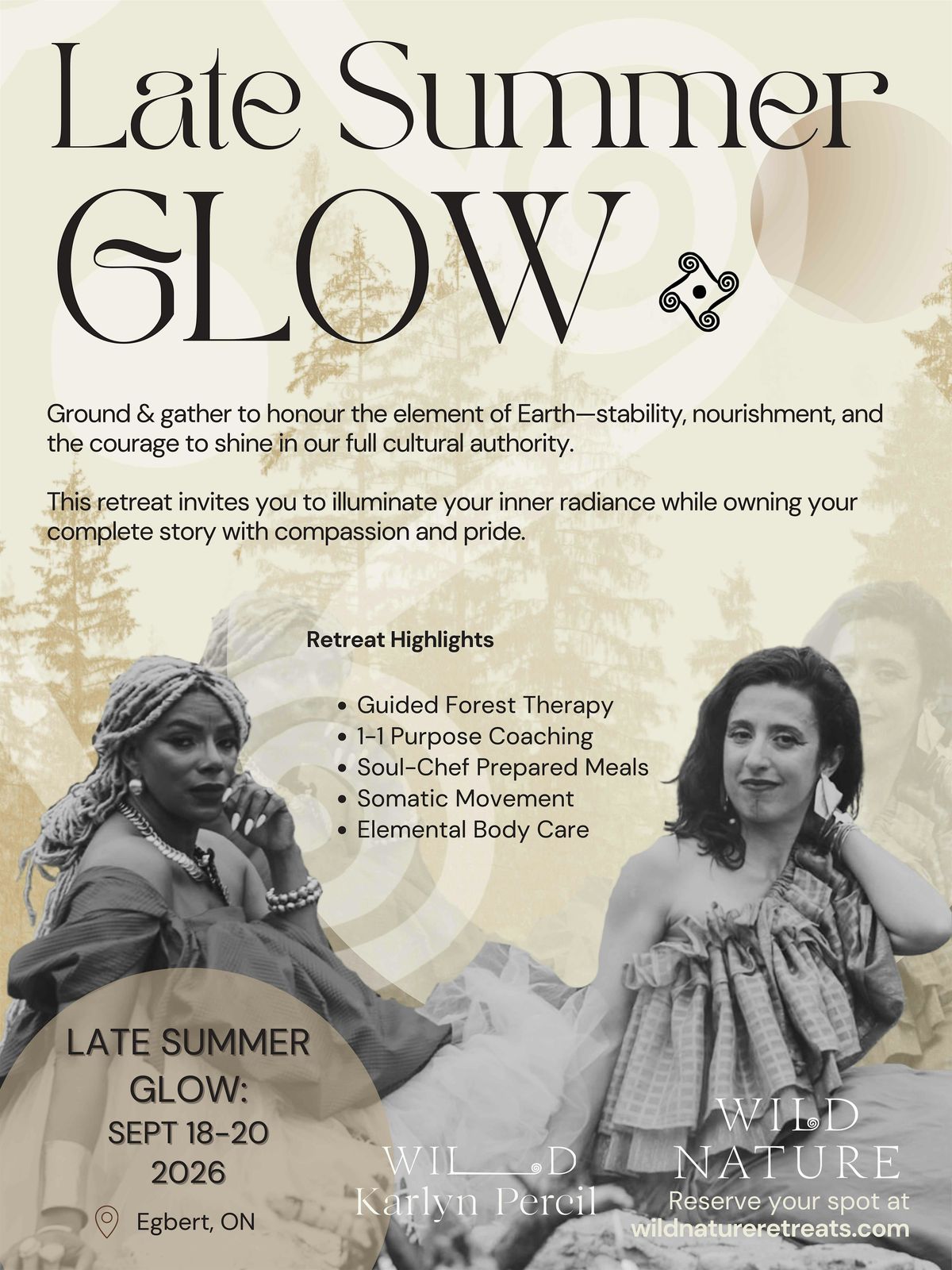 Sistertalk Retreats - LATE SUMMER GLOW: Mineral/Nature Element Retreat, 18 September | Event in Egbert | AllEvents