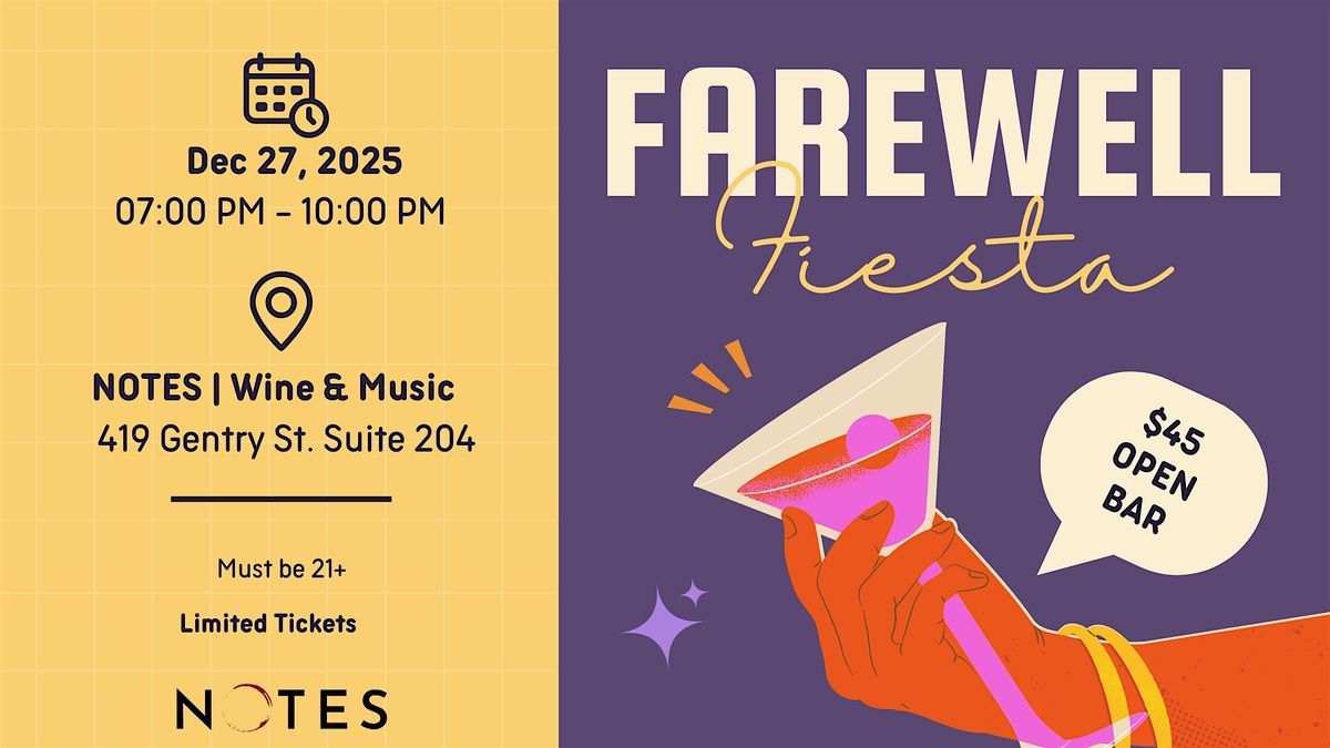 Open Bar Fiesta at NOTES Wine Bar, 27 December | Event in Spring | AllEvents