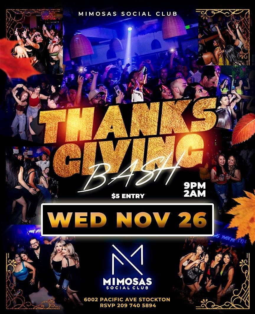 Thanksgiving Bash Stockton | Event in Stockton | AllEvents