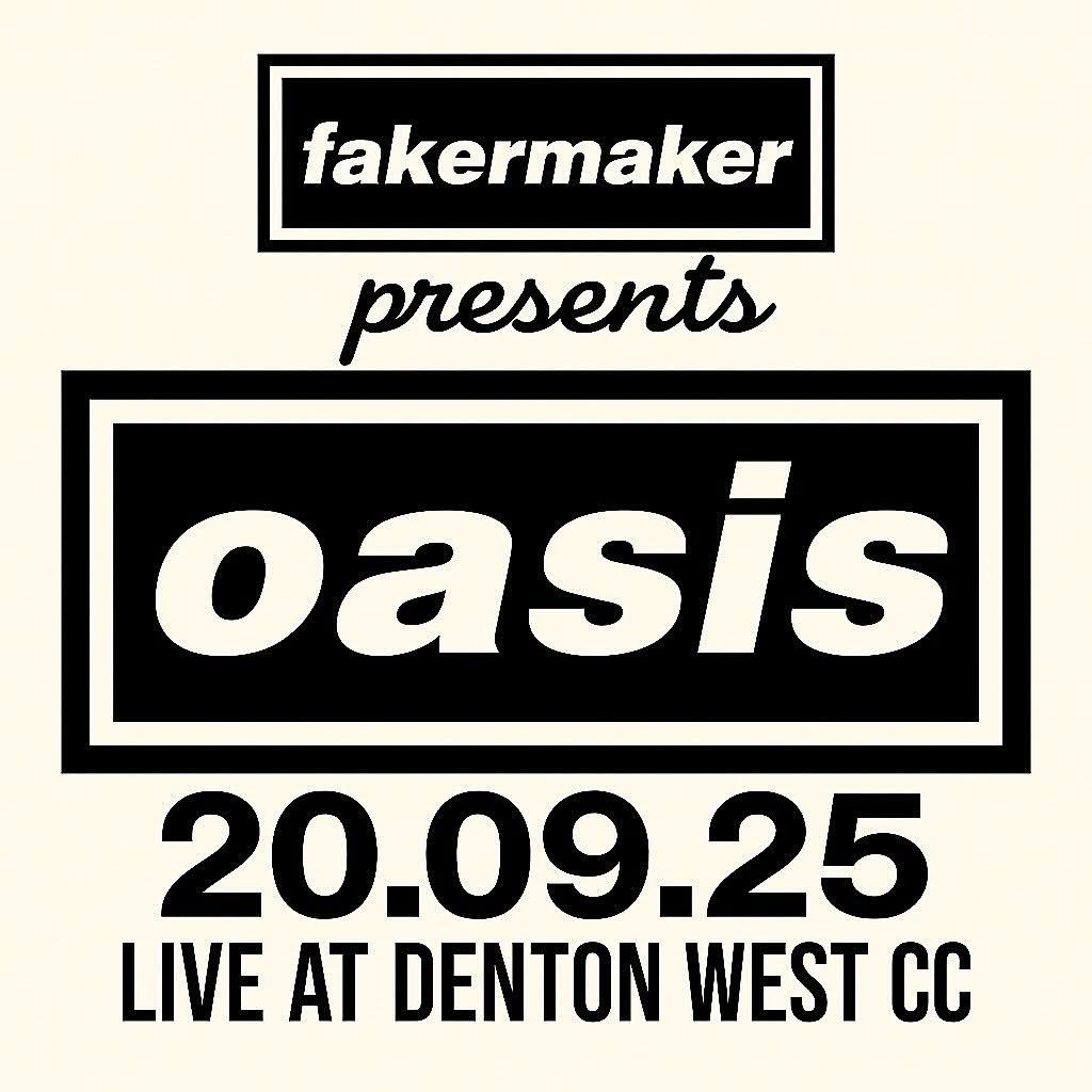 WEST FEST | Fakermaker presents OASIS live at DWCC, 20 September | Event in Hyde | AllEvents