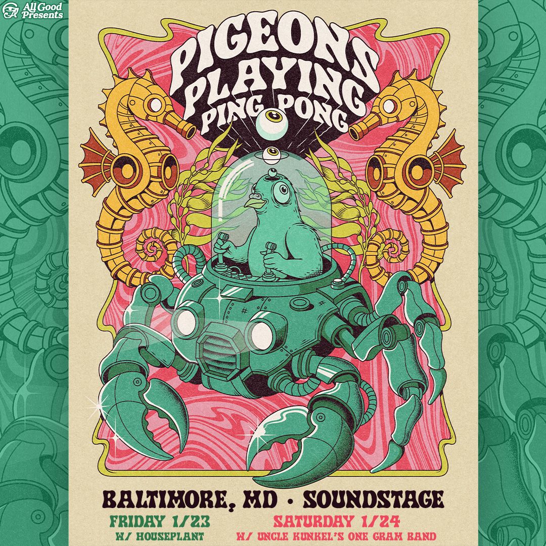 Pigeons Playing Ping Pong, 5 February | Event in Pittsburgh | AllEvents