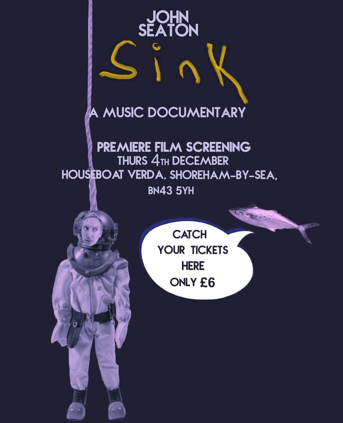 John Seaton: 'SINK' Documentary Film Screening, 4 December | Event in Shoreham-by-Sea | AllEvents