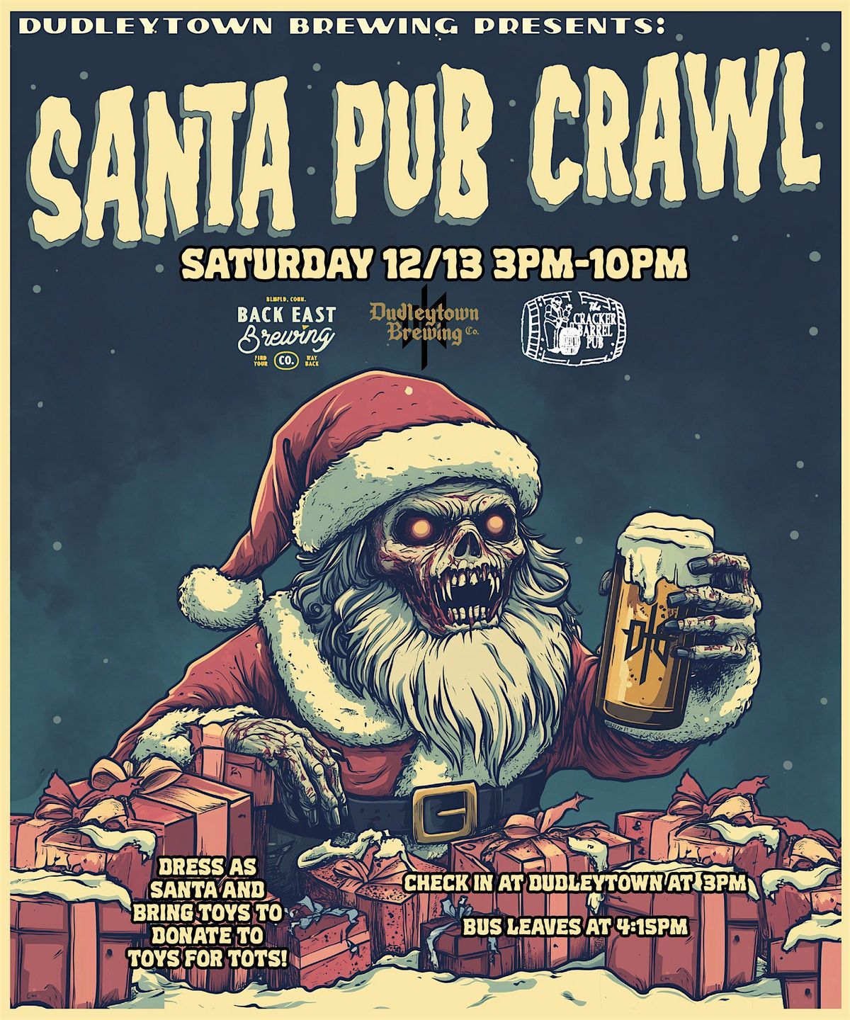 Santa Pub Crawl and Toy Drive, 13 December | Event in Windsor | AllEvents