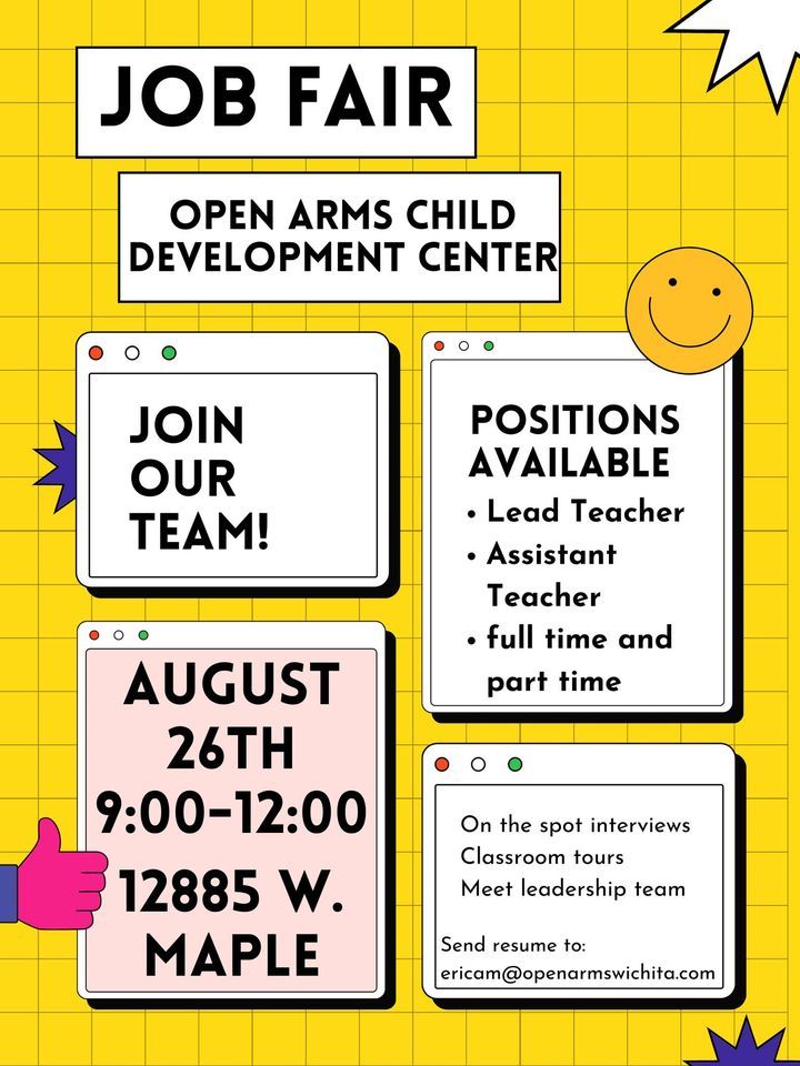 Open Arms Job Fair, 12885 W Maple St, Wichita, KS 672358717, United